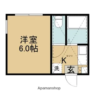メゾンエレンデール【2階】の間取り
