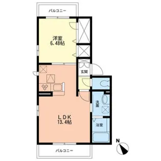 LA PASSERELLE(ラ・パスレル)【3階】の間取り