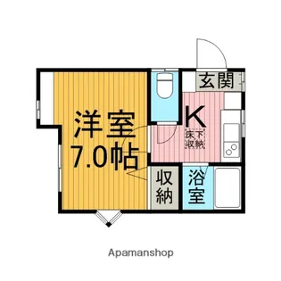 サニーヴェール【1階】の間取り