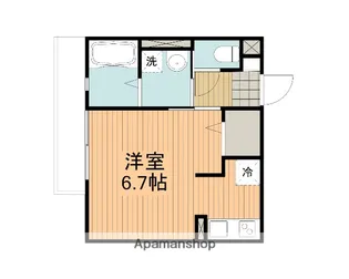 神奈川県相模原市南区相模台1丁目【アパート】の間取り