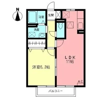 SAKULA【1階】の間取り
