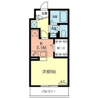 ウィステリア秀和【3階】の間取り