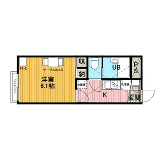 レオパレスグランシャリオⅡ【1階】の間取り