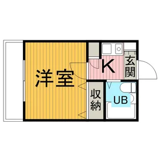 レオパレス相模原第1【2階】の間取り