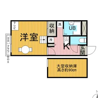 レオパレスアトリオ【2階】の間取り