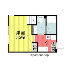神奈川県相模原市緑区西橋本3丁目【アパート】の間取り