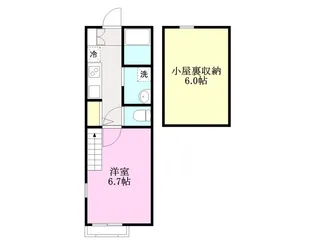マ・ピエス町田【2階】の間取り