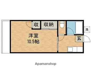 コーポ宅井【3階】の間取り