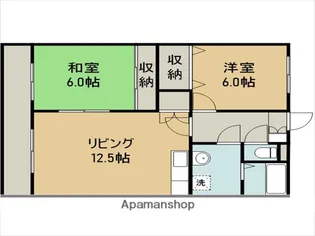 神奈川県相模原市中央区矢部4丁目【マンション】の間取り