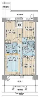 サーパス南橋本【1階】の間取り