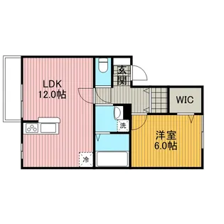 メゾンふじ【1階】の間取り