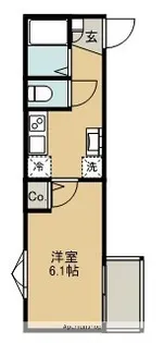 MELDIA上溝【3階】の間取り