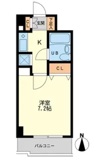 デイム橋本【2階】の間取り