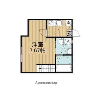神奈川県相模原市南区古淵1丁目【アパート】の間取り