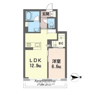 サンワハウス【205号室】の間取り