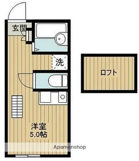 フロレゾン相模原【2階】の間取り