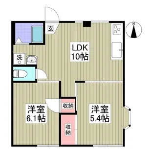 リブレス相模原【2階】の間取り