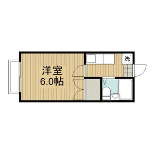 ヒルポート【1階】の間取り