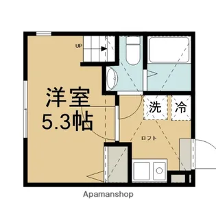 神奈川県相模原市中央区鹿沼台2丁目【アパート】の間取り