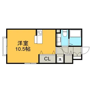 ジュネス・ドミール【2階】の間取り