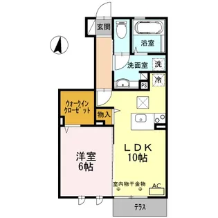 GRAND CHARIOT【1階】の間取り