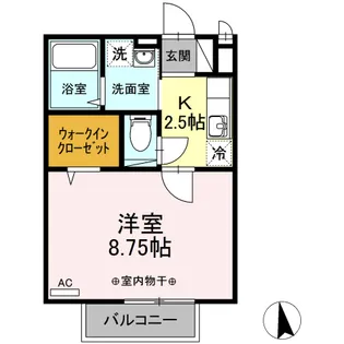 MIREILLE【2階】の間取り