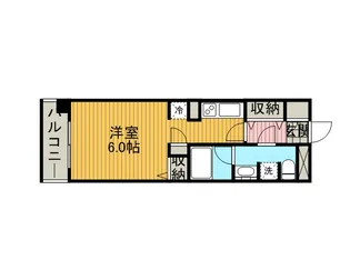 グラディート町田【0405号室】の間取り