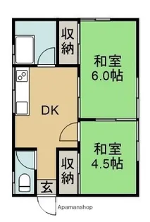 坂上住宅 2【号棟号室】の間取り