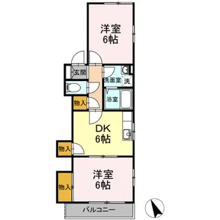 メゾンドコトー【1階】の間取り