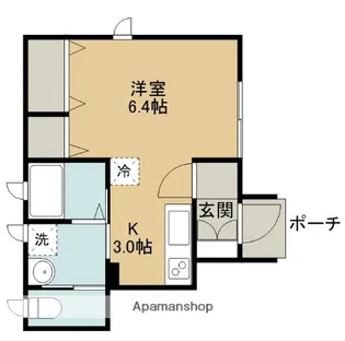 ローズビブレ小山【102号室】の間取り