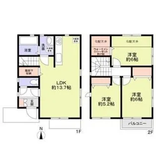 東京都町田市矢部町【一戸建】の間取り