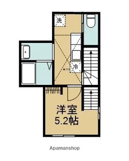 神奈川県相模原市中央区淵野辺4丁目【アパート】の間取り