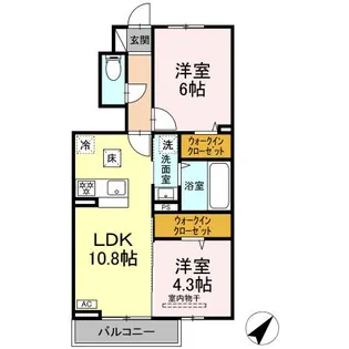 グラン・セレスト【1階】の間取り