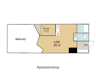 神奈川県相模原市中央区淵野辺1丁目【マンション】の間取り