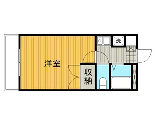 レオパレスTAKASAGO【2階】の間取り