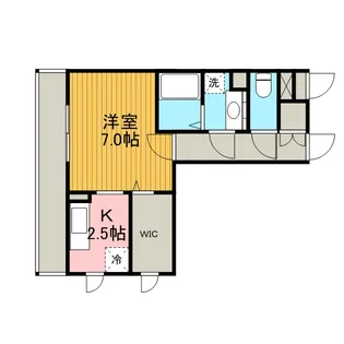 メルベーユ【1階】の間取り