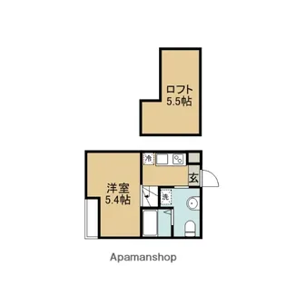 グリーンベルト【1階】の間取り