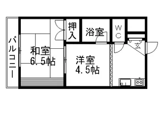 清新三興ハイツ【A-41号室】の間取り