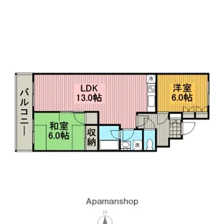 フレンズさがみはら【7階】の間取り