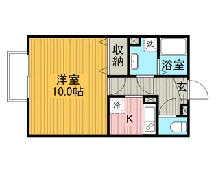 エスポワール マルヤマ【2階】の間取り