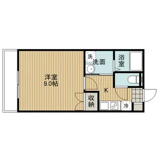 アンプルール ブワ 橋本【1階】の間取り
