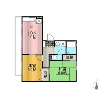 セゾン西橋本【101号室】の間取り