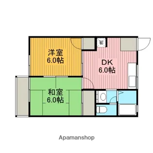 神奈川県相模原市中央区淵野辺本町2丁目【アパート】の間取り