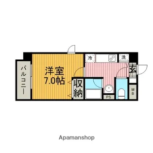 コンセールKUNI【2階】の間取り