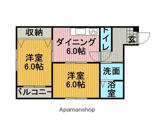 グレイス千代田【2階】の間取り