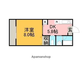 ガルバートヴィラ【2階】の間取り