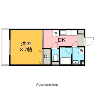 神奈川県相模原市緑区二本松2丁目【マンション】の間取り