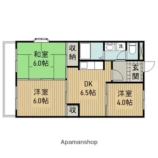 グレートサクシー【3階】の間取り