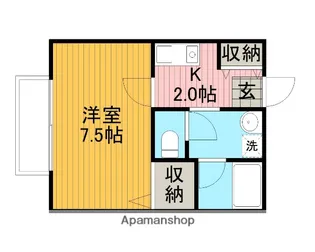 ランドホーム相模大野【2階】の間取り