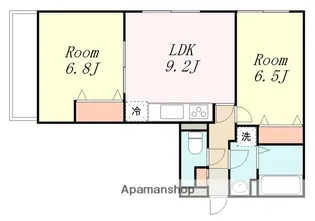 フラット福寿第8【2階】の間取り